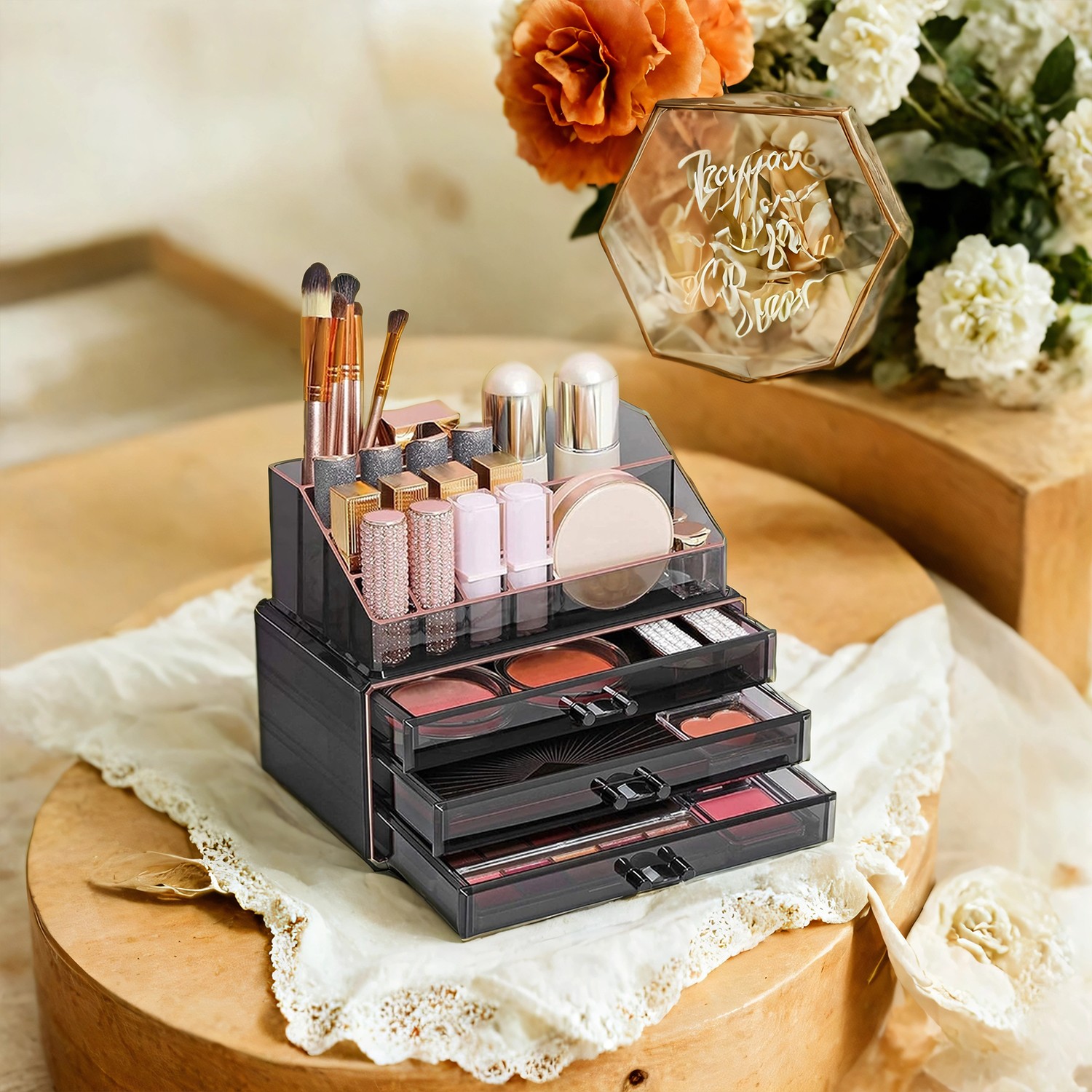 Make-up Organizer transparent
