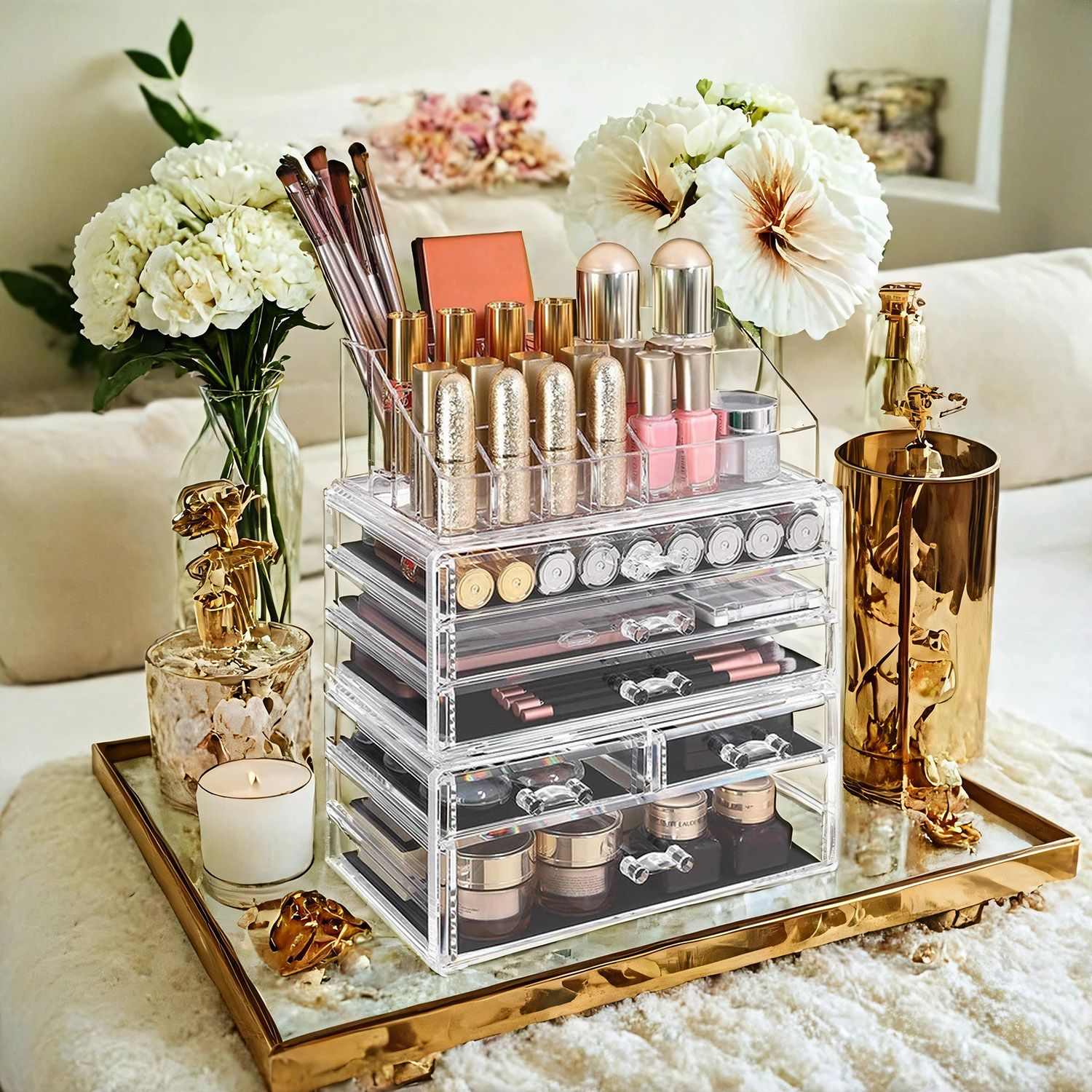 Make-up Organizer transparent