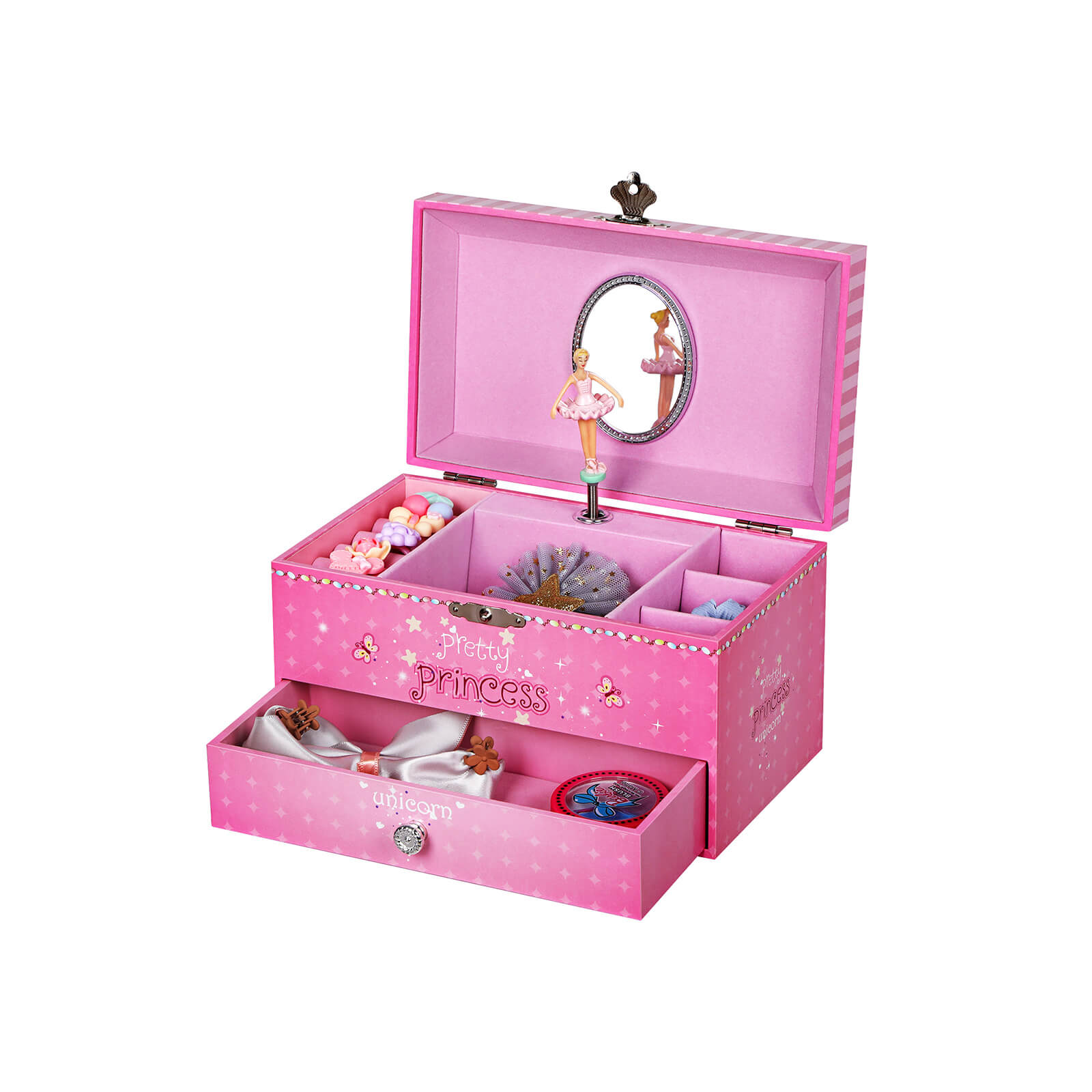 Musikspieldose „Pretty Princess“ Pink