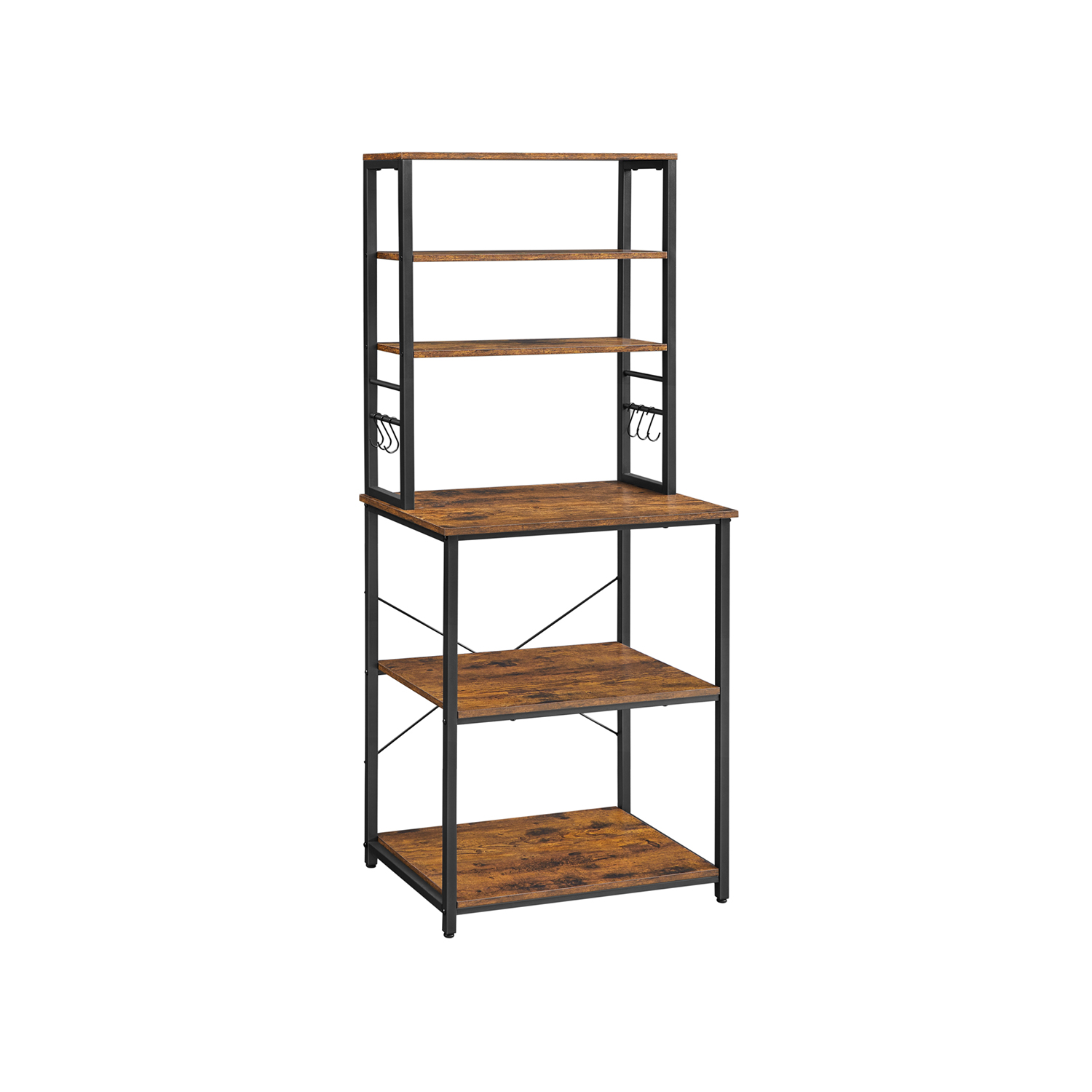 VASAGLE Küchen-Organizer vintage-braun 60,0 x 40,0 x 167,0 cm, 1 St.