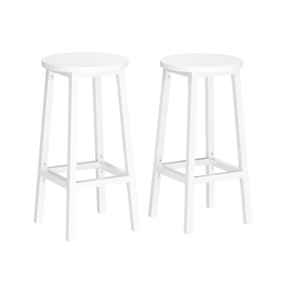 Barhocker 2er Set mit Fußstützen