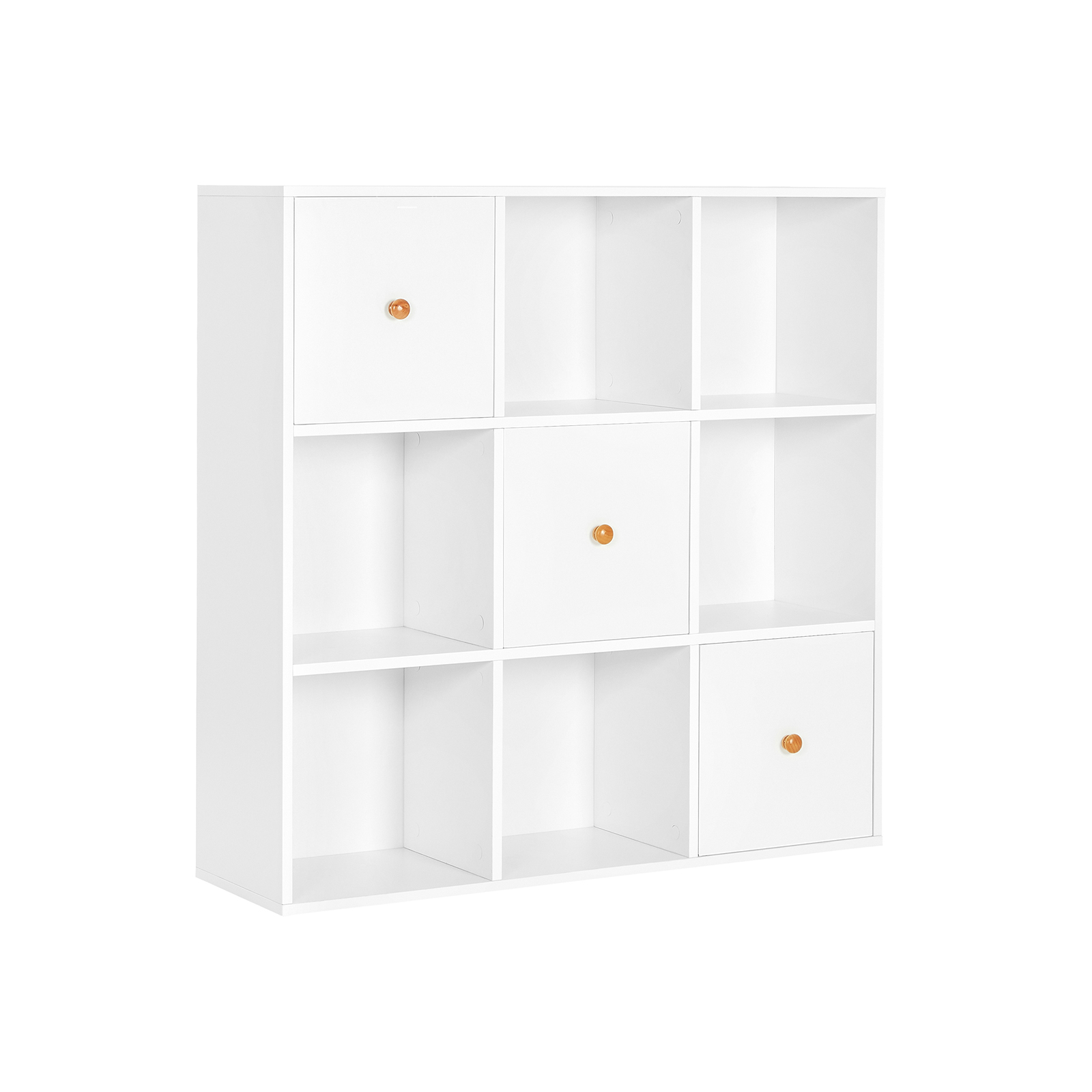 Bücherregal mit Türen Weiß