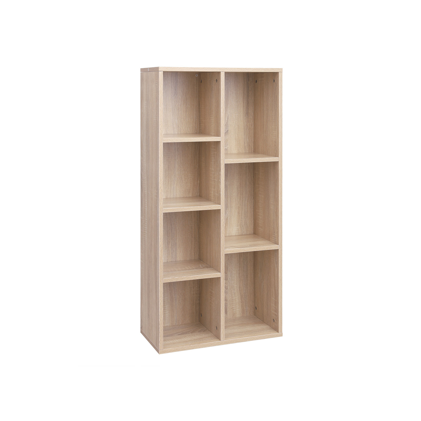 Schlichtes Bücherregal 7 Fächer