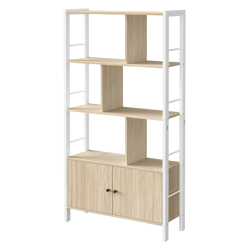 Standregal mit 4 Ebenen, Aufbewahrungsregal, Bücherregal