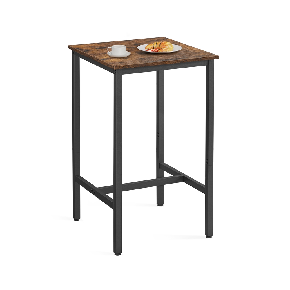 Bartisch mit Stahlgestell hoch