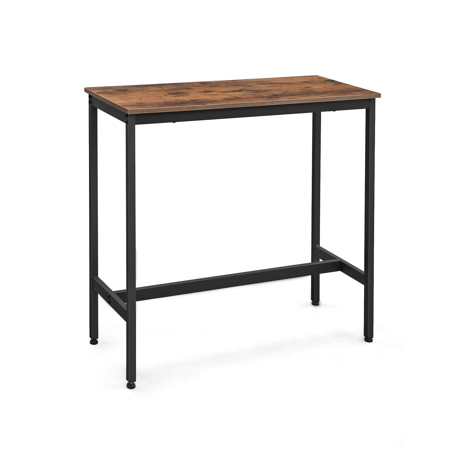 Songmics - vasagle Bartisch Küchentisch Küchentresen rechteckiger Stehtisch stabiles Metallgestell 100 x 40 x 90 cm einfacher Aufbau schmal