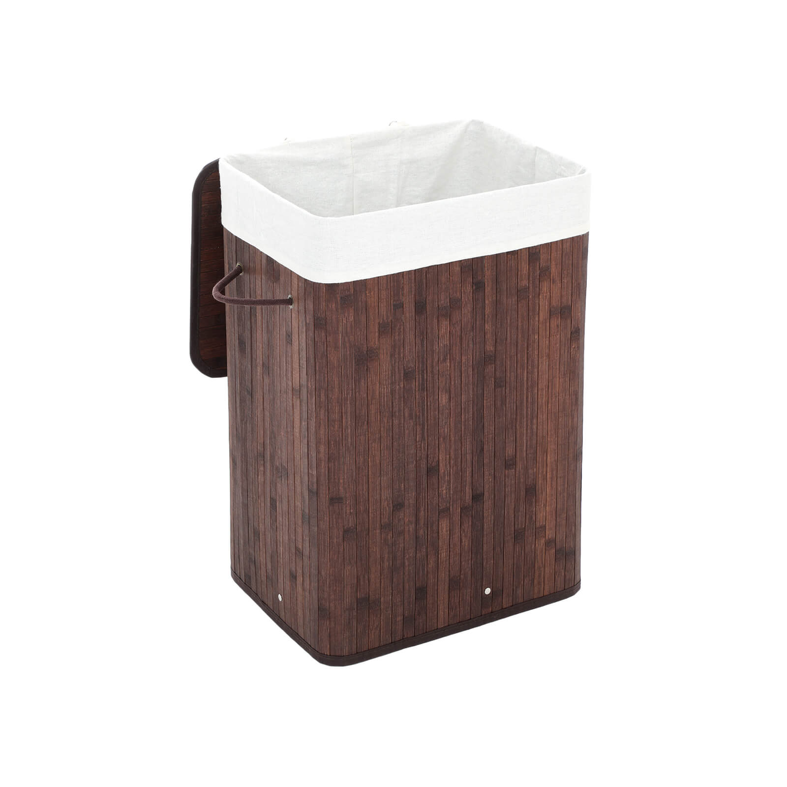 Wäschetonne Bambus 72 L Braun