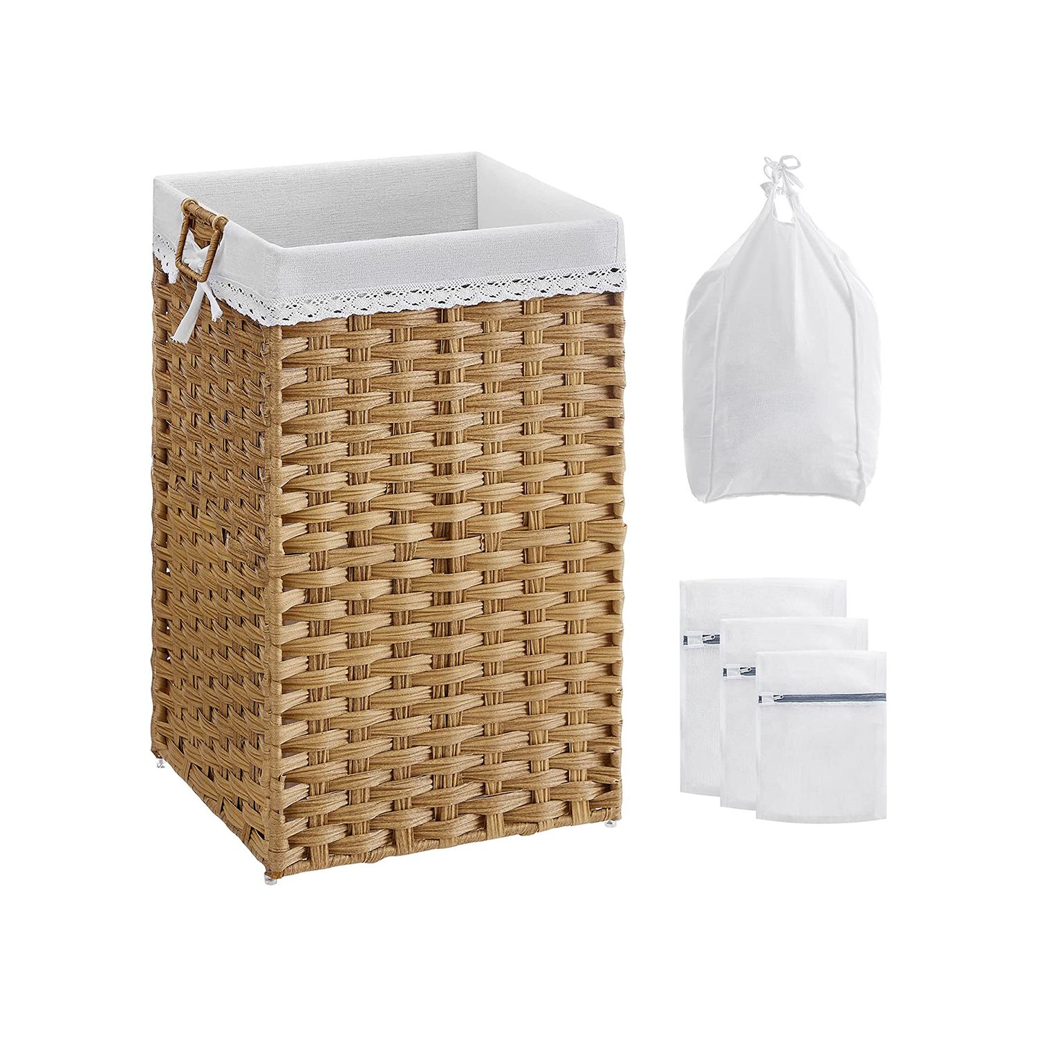 Wäschekorb 70 L naturfarben