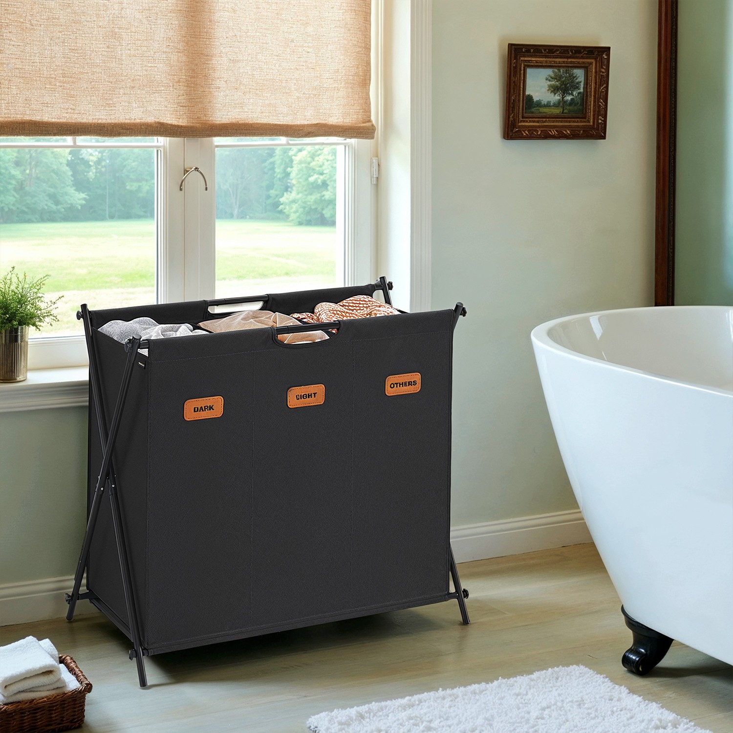 Wäschekorb, Wäschesammler 135 Liter, Wäschebox