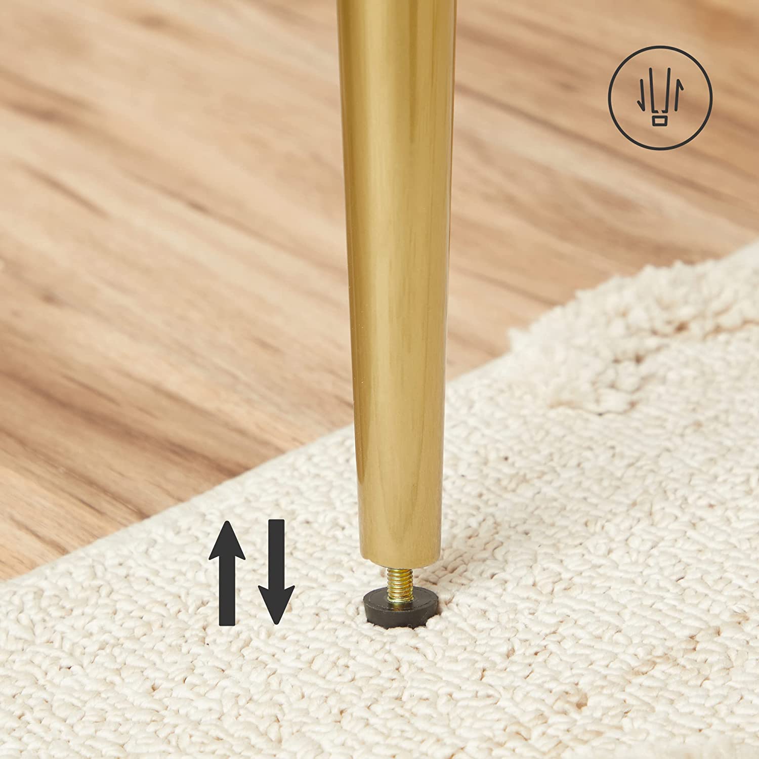 Kėdė su metalinėmis kojomis