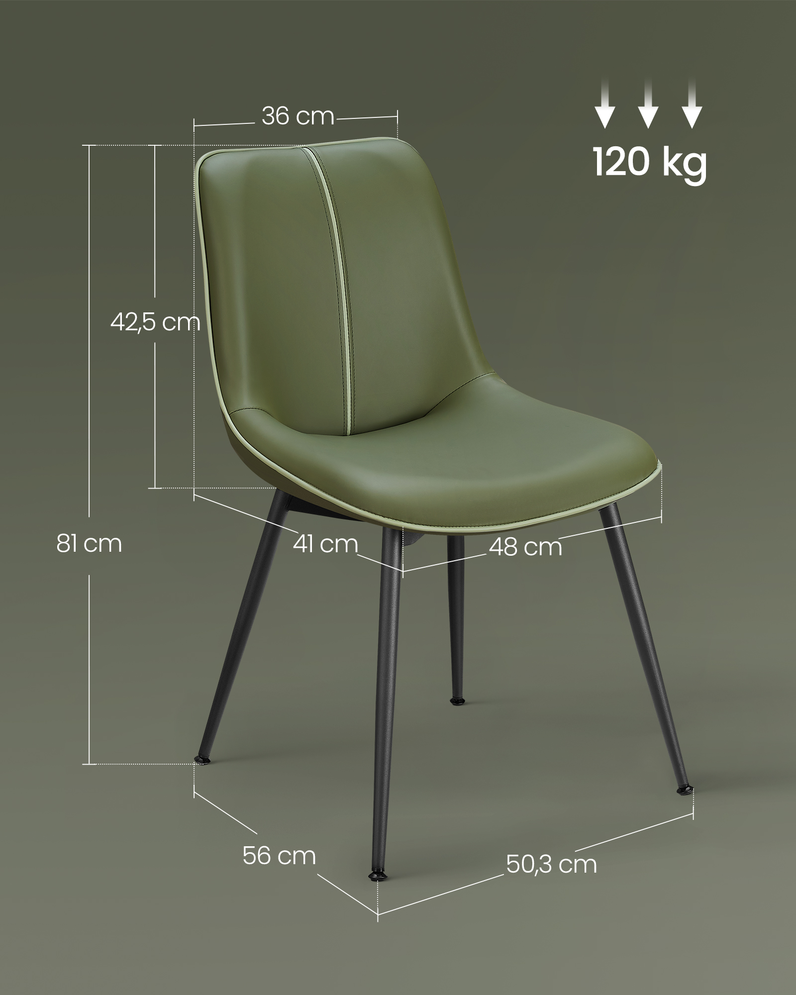 Kėdė - vaizdas iš nugaros