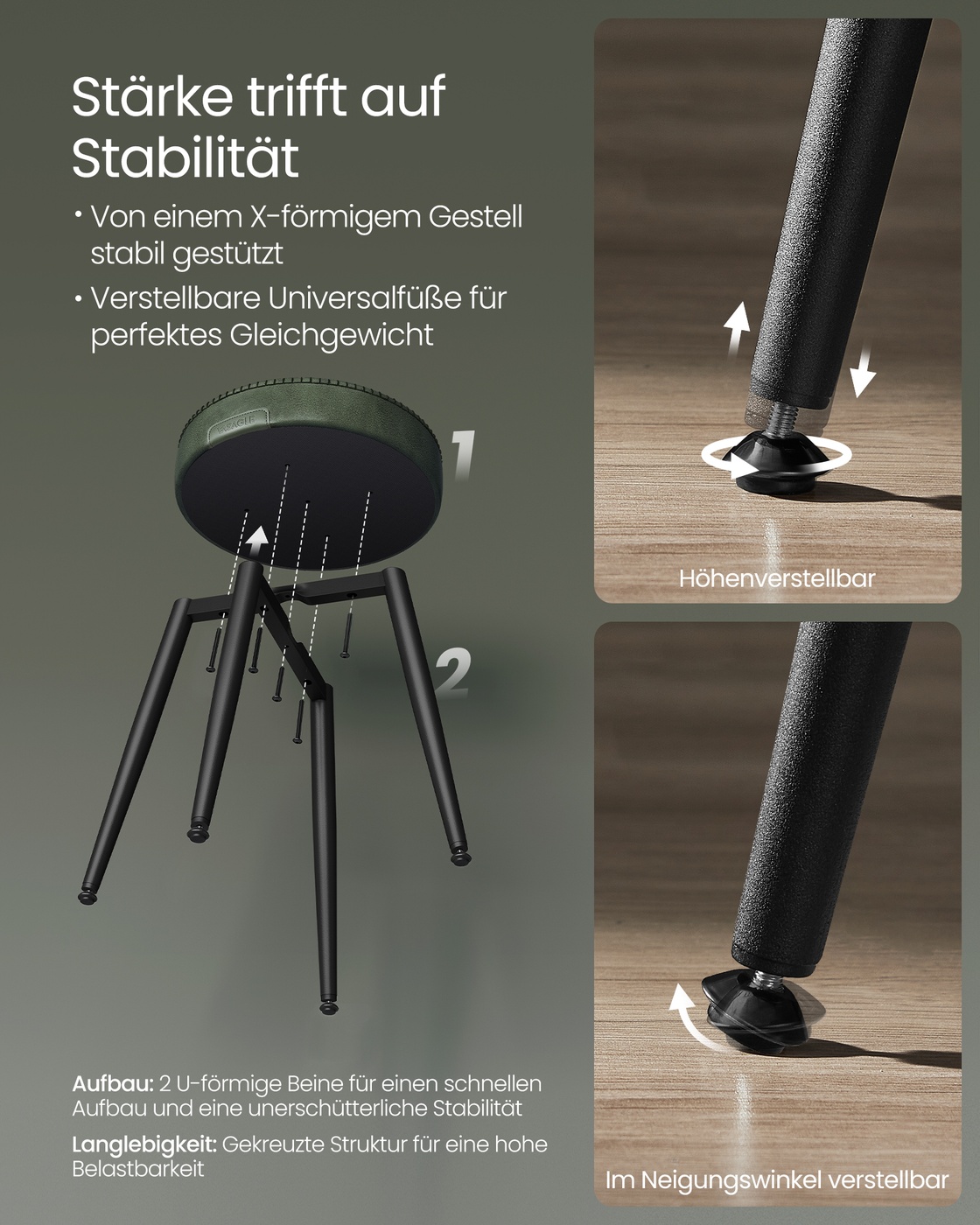 EKHO kolekcija - lengvai surenkamos virtuvės kėdės