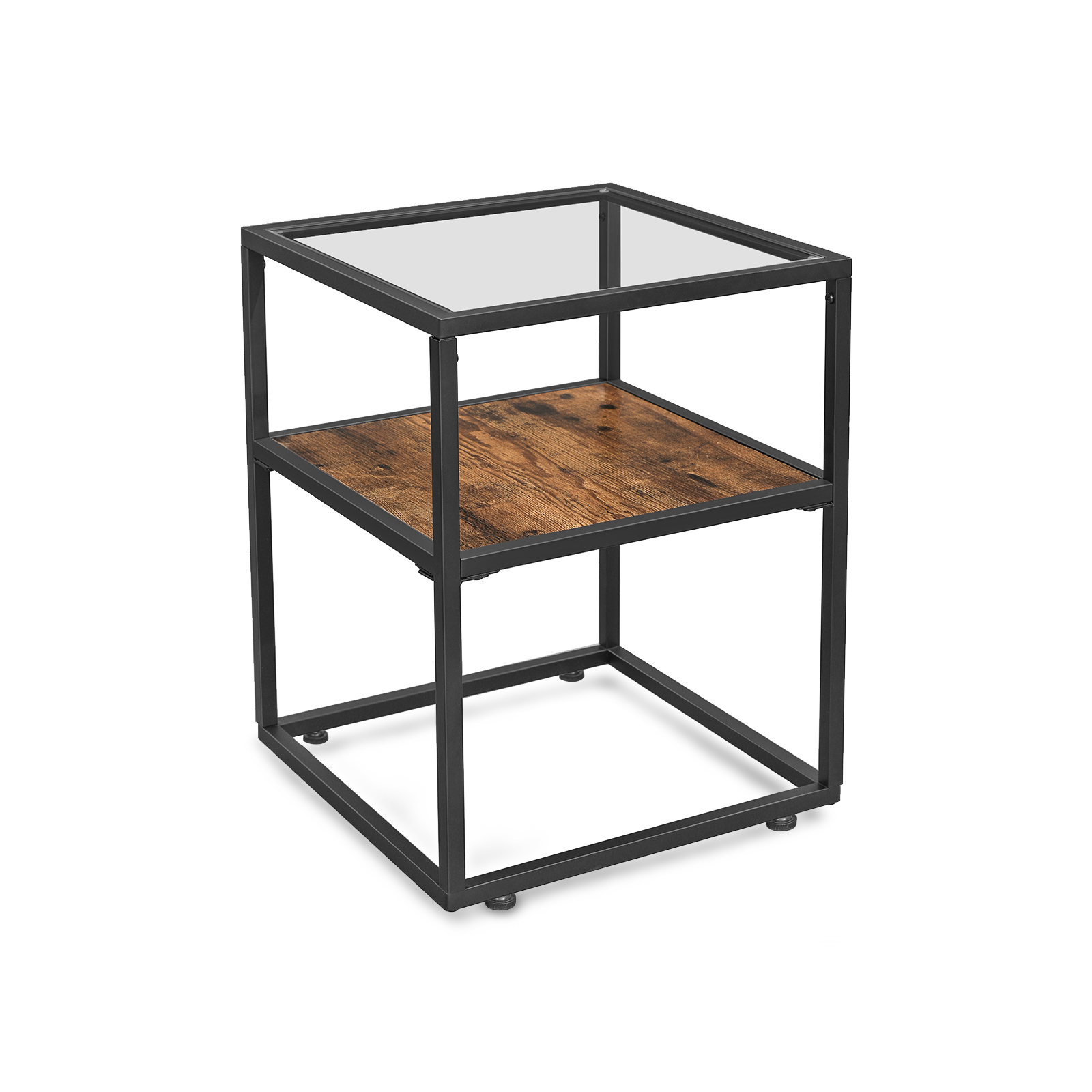Beistellschrank mit Glasoberfläche