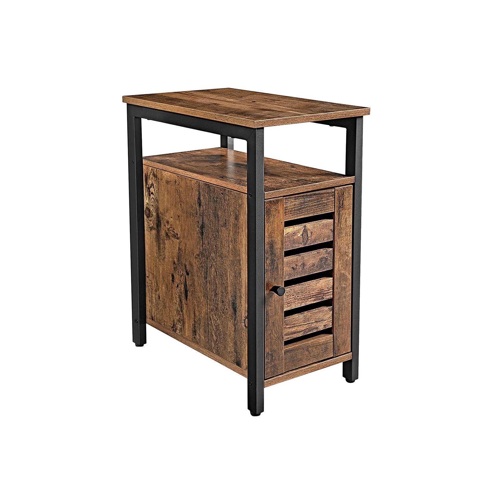 Beistelltisch mit Schrank Industrielook