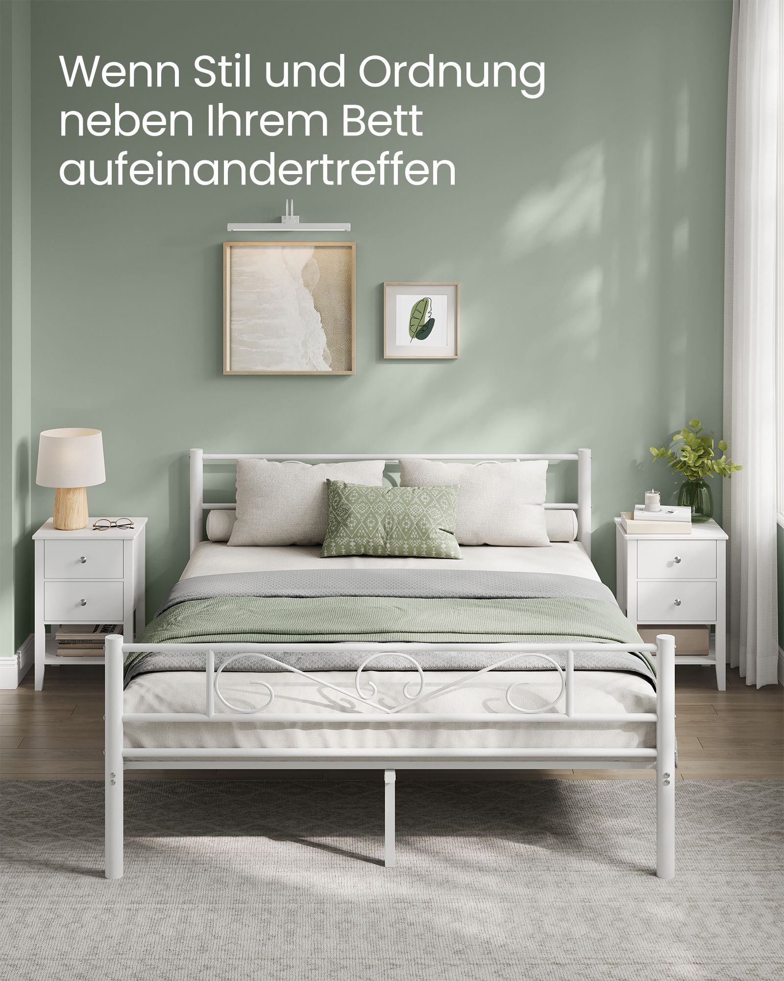 Bambukinis naktinis staliukas