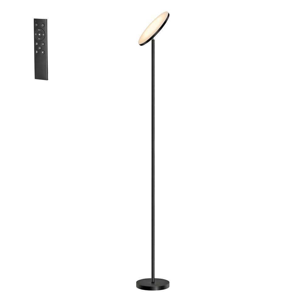 LED Standleuchte 30W, drehbarer Kopf, Stehlampe mit Fernbedienung