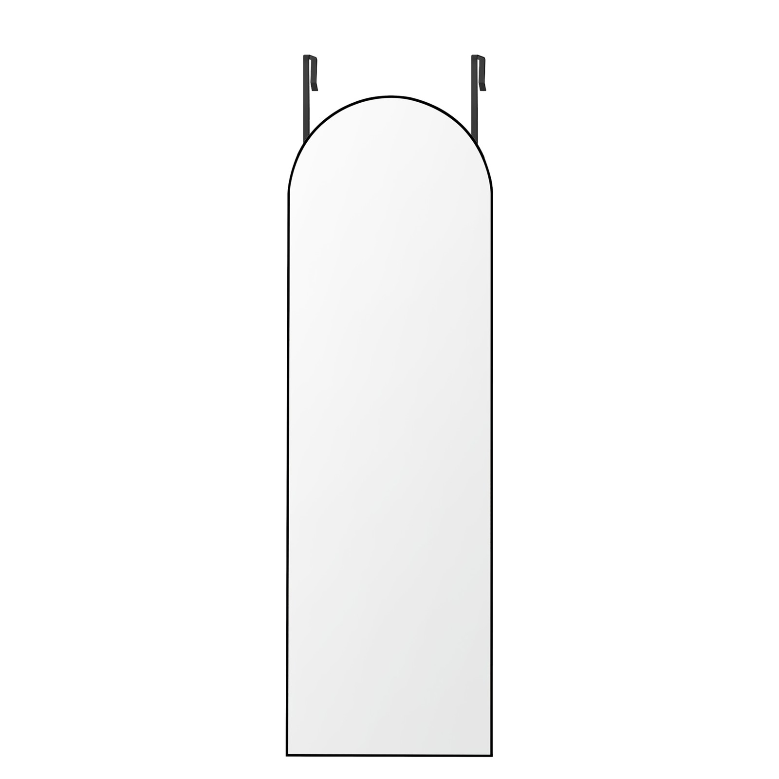 Spiegel 120 x 40 cm, Aluminiumrahmen, Wand- oder Türspiegel