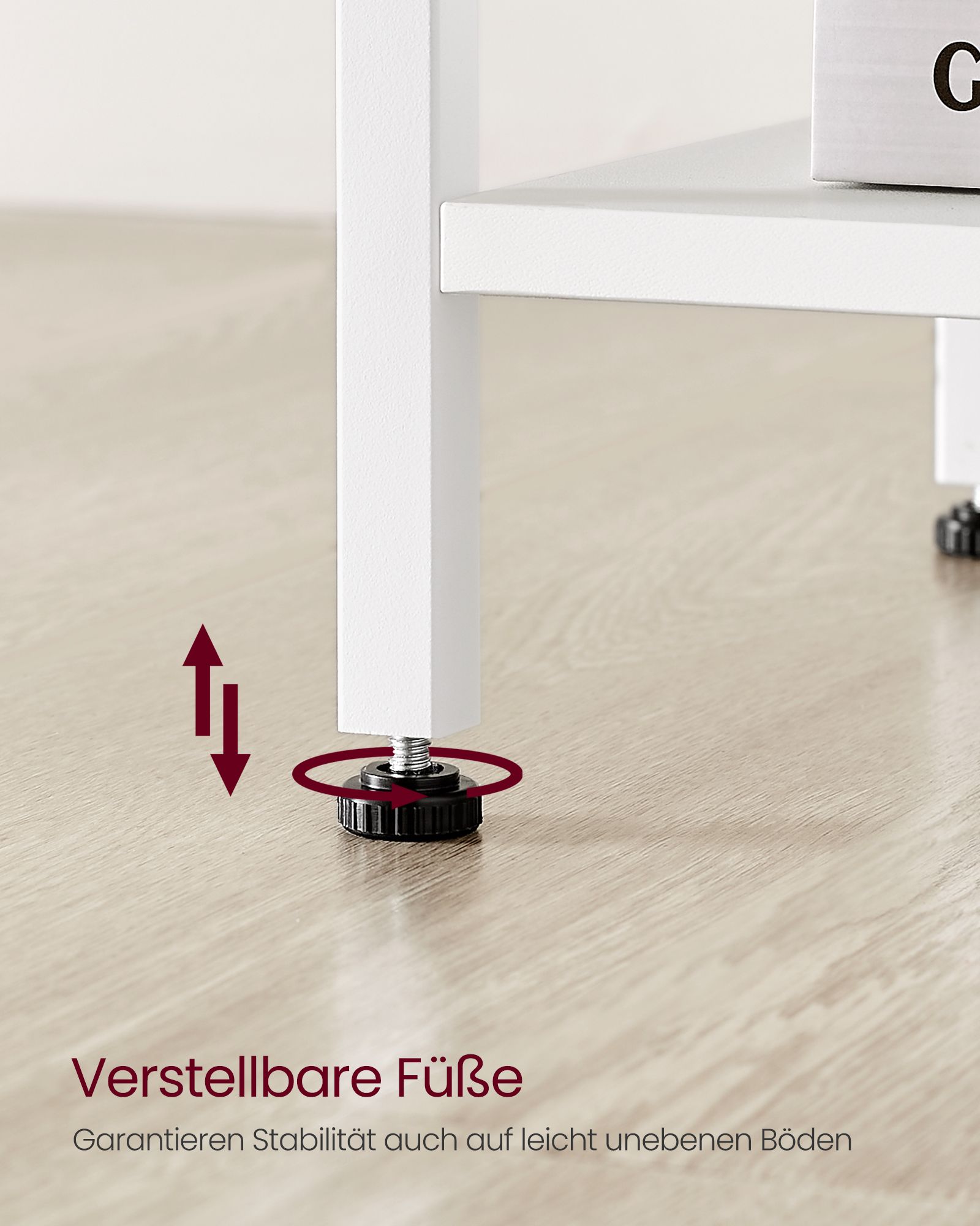 Šoninis staliukas su medžiaginiu stalčiumi