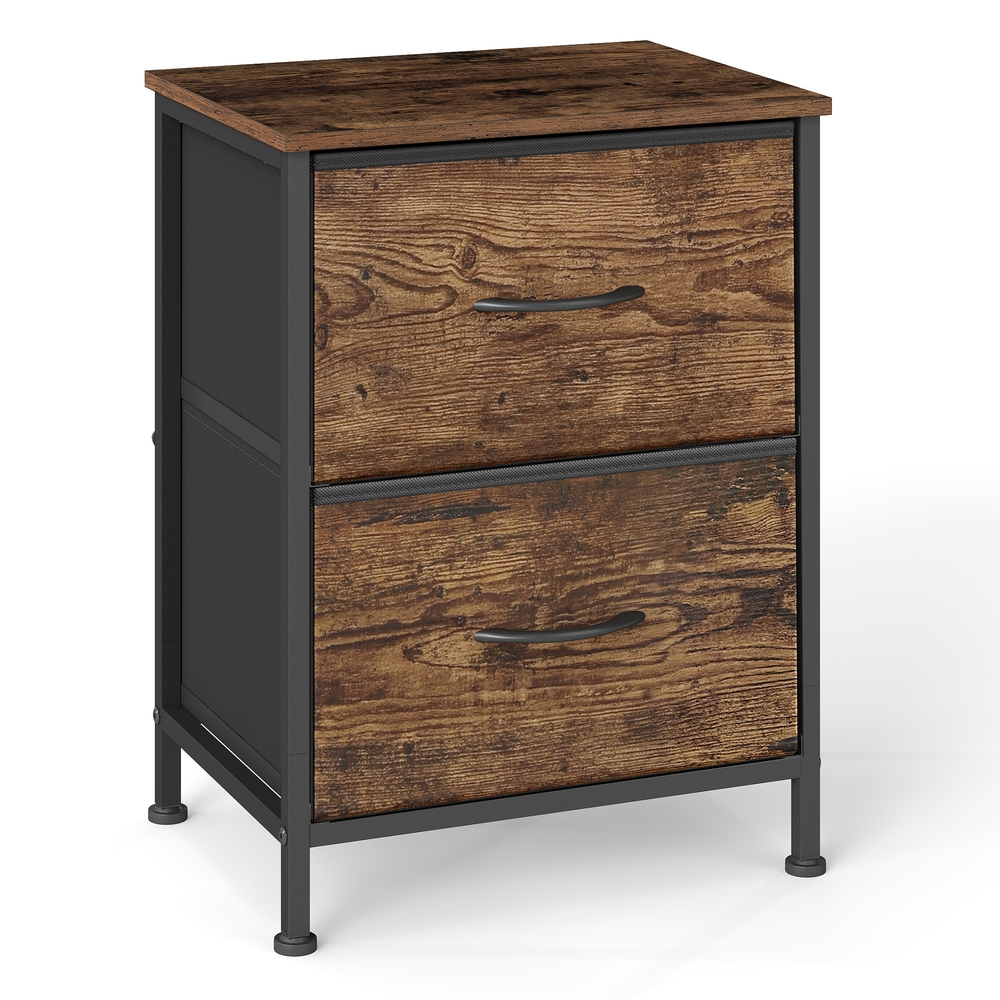 Kommode, Schrank, 2 Stoffschubladen