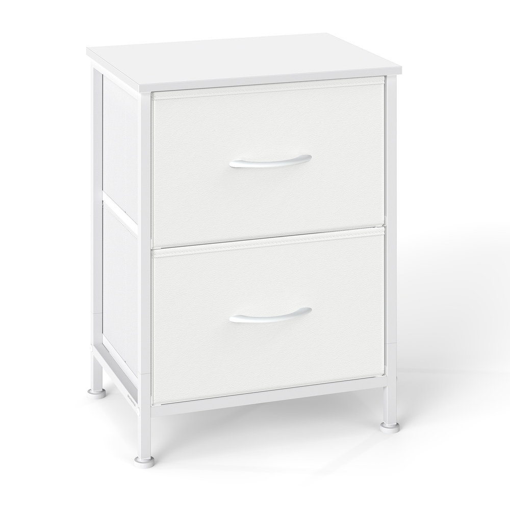 Songmics Kommode, Schrank, 2 Stoffschubladen