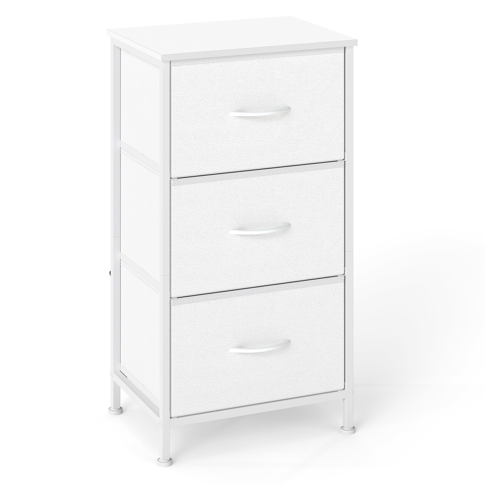 Kommode, Schrank, 3 Stoffschubladen