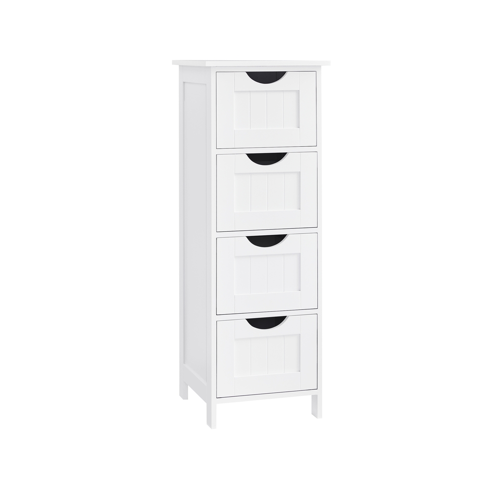VASAGLE Badschrank LHC40W weiß 30,0 x 28,5 x 82,0 cm
