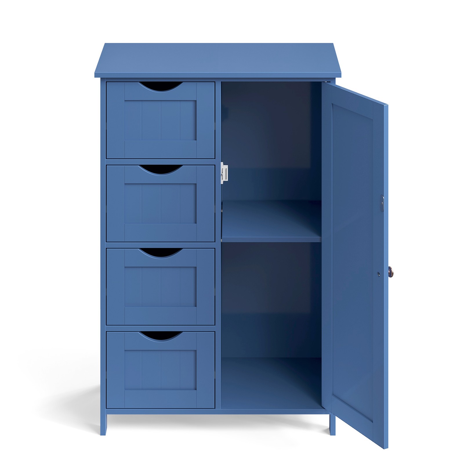 Badschrank, mit 4 Schubladen, Aufbewahrungsschrank