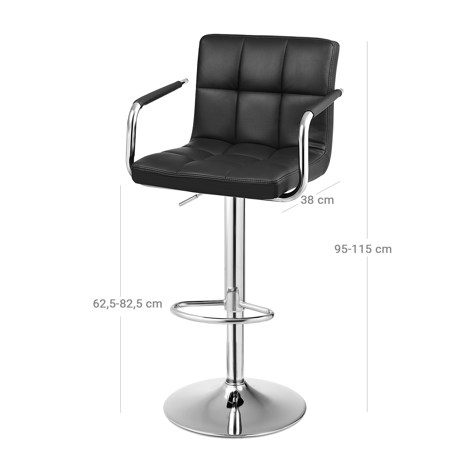 Baro kėdės su porankiais