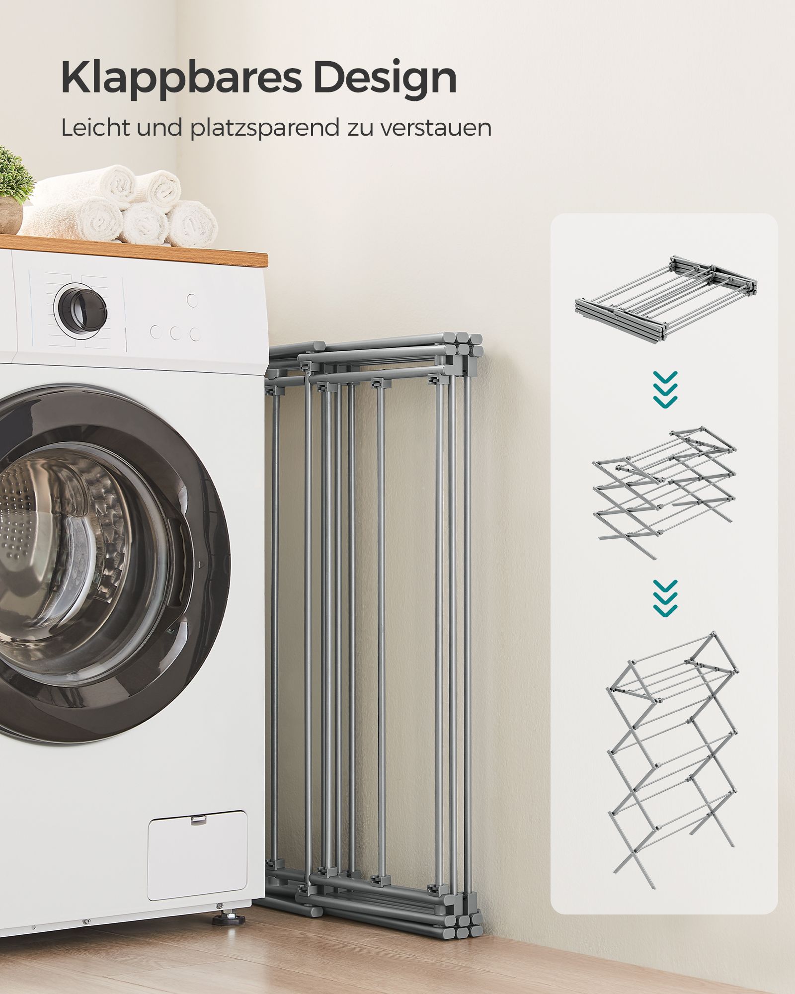 Sulankstomas drabužių arklys 3