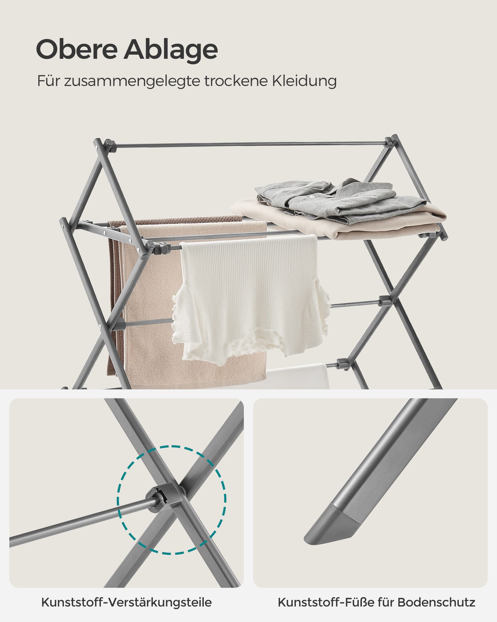 Sulankstomas drabužių arklys 4