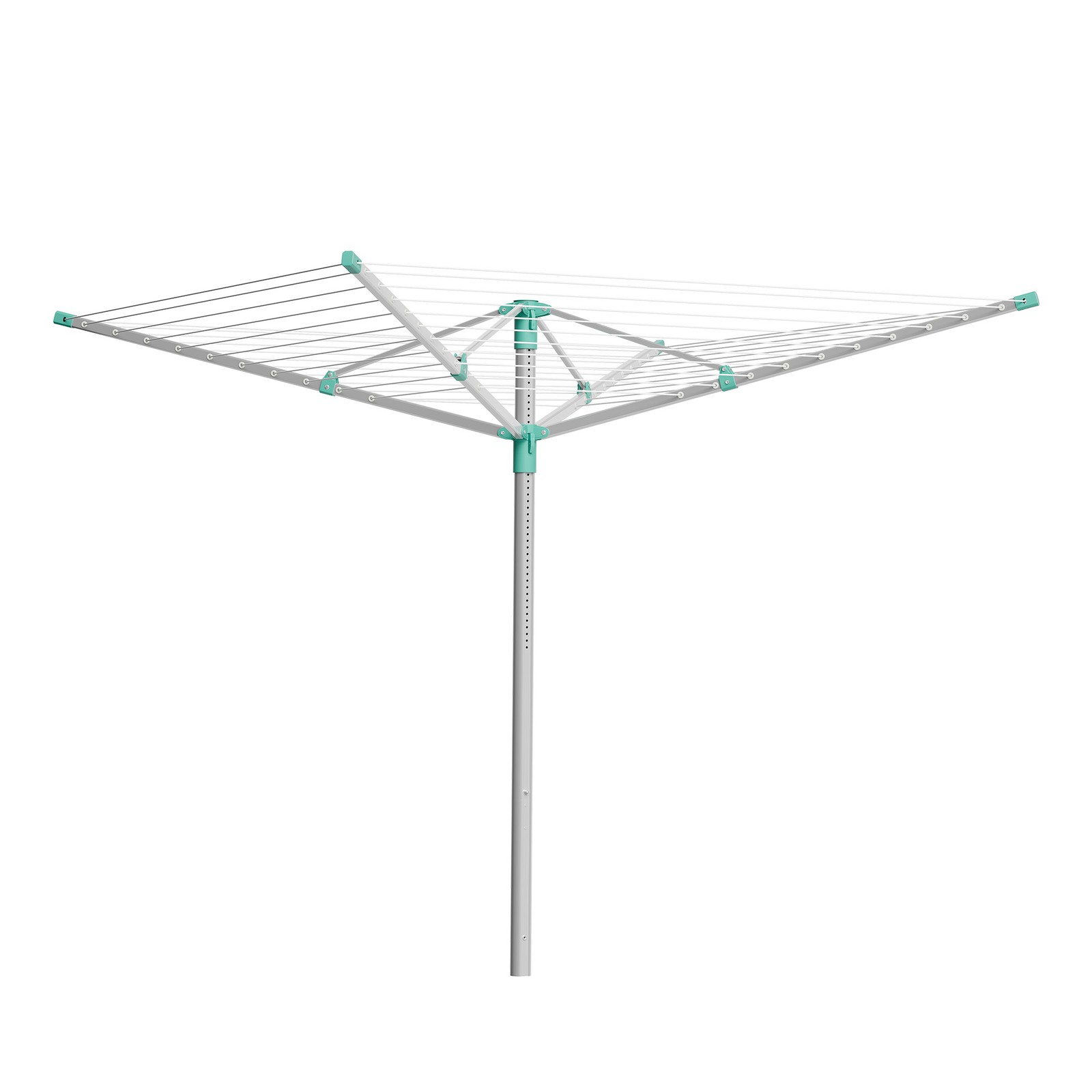 Wäschespinne, höhenverstellbarer, 40 m Wäscheleine