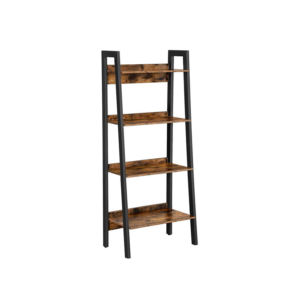 VASAGLE Bücherregal braun, schwarz 56,0 x 34,0 x 137,5 cm, 1 St.