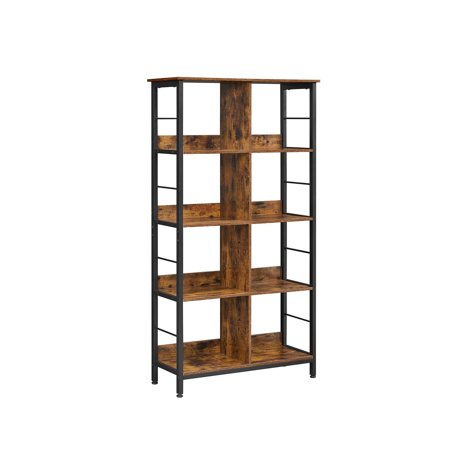VASAGLE Bücherregal braun, schwarz 80,0 x 33,0 x 149,0 cm, 1 St.