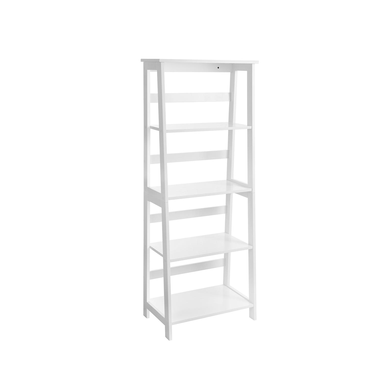 VASAGLE Bücherregal Landhausstil Weiß
