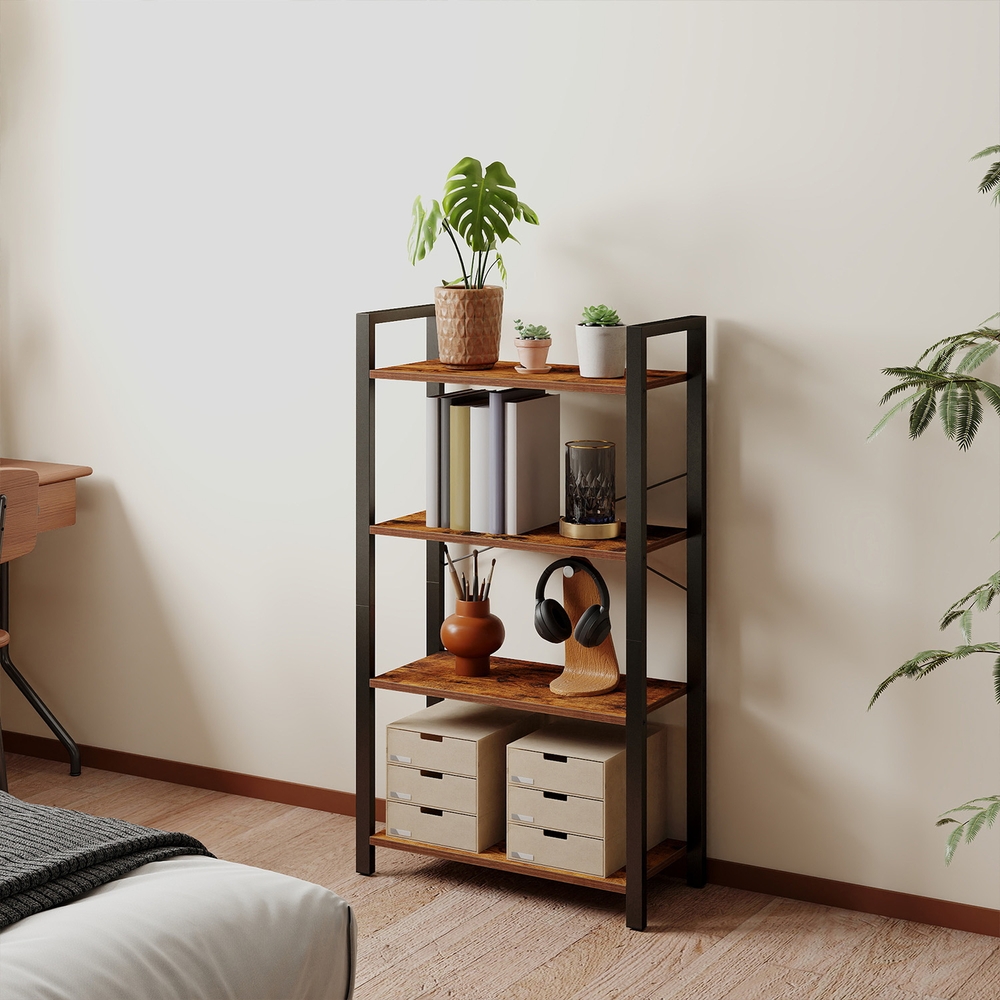 Regal, Bücherregal, mit 4 Ebenen