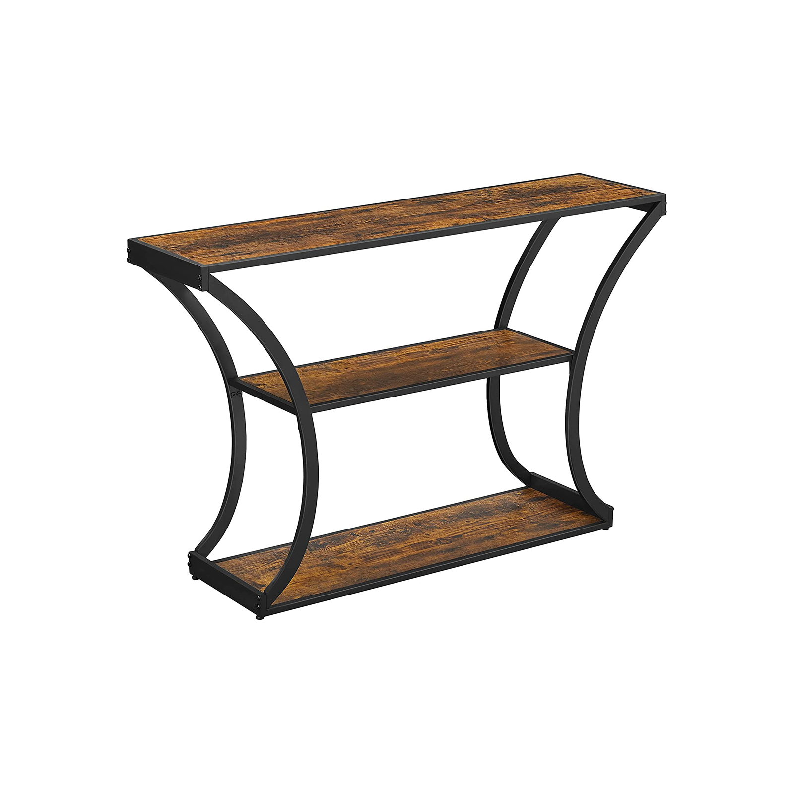 VASAGLE Konsolentisch rechteckig Spanplatte braun 120,0 x 30,0 x 80,0 cm, 1 St.