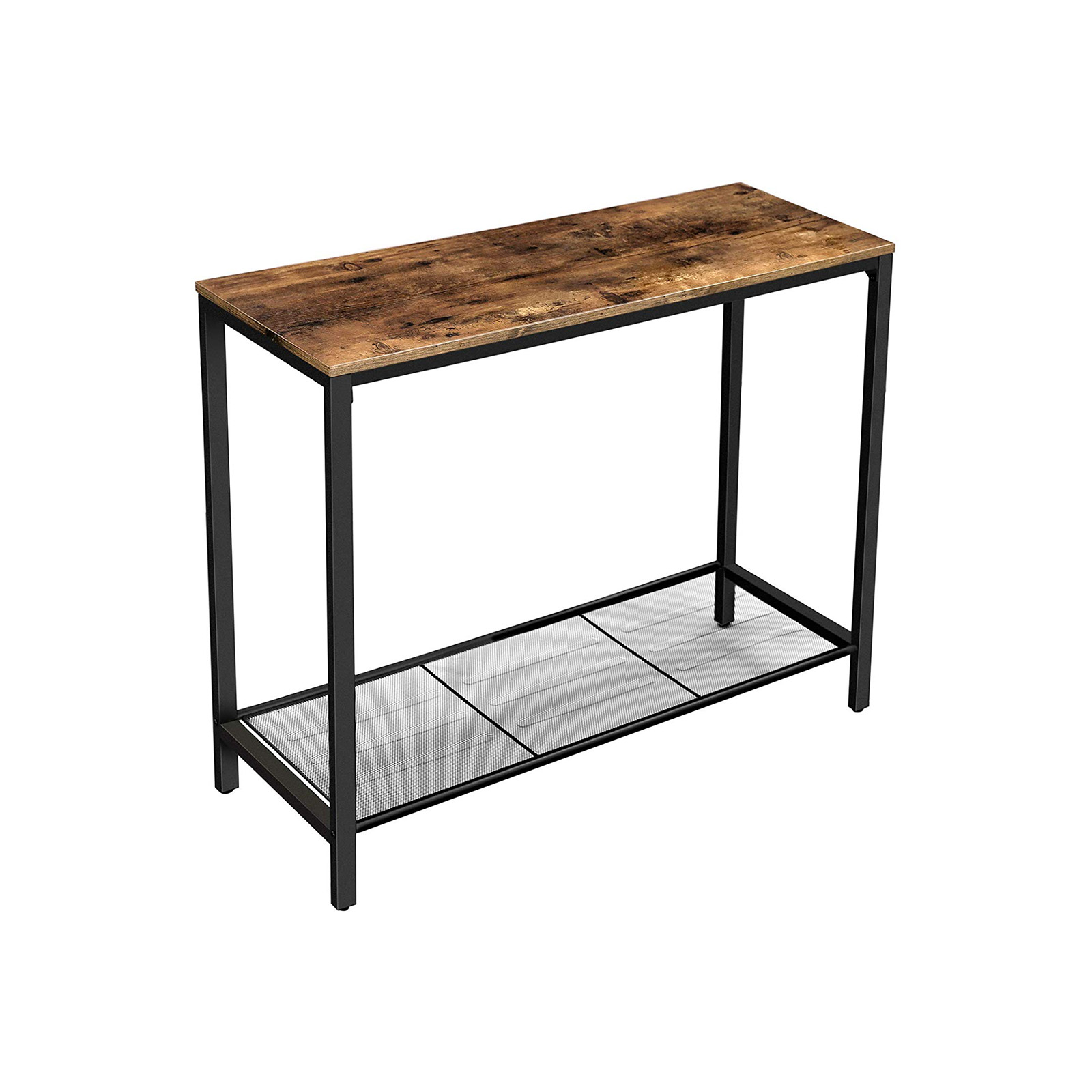 Konsolentisch mit Gitterablage Industriestil