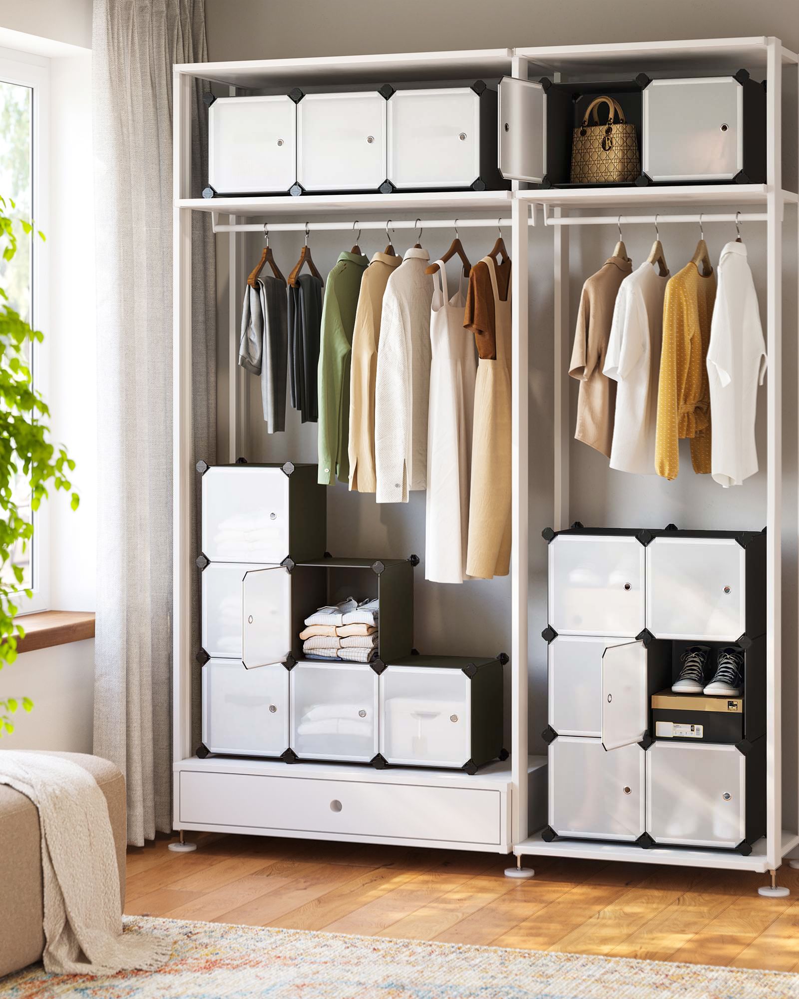 Plastikinių lentynų sistema 9