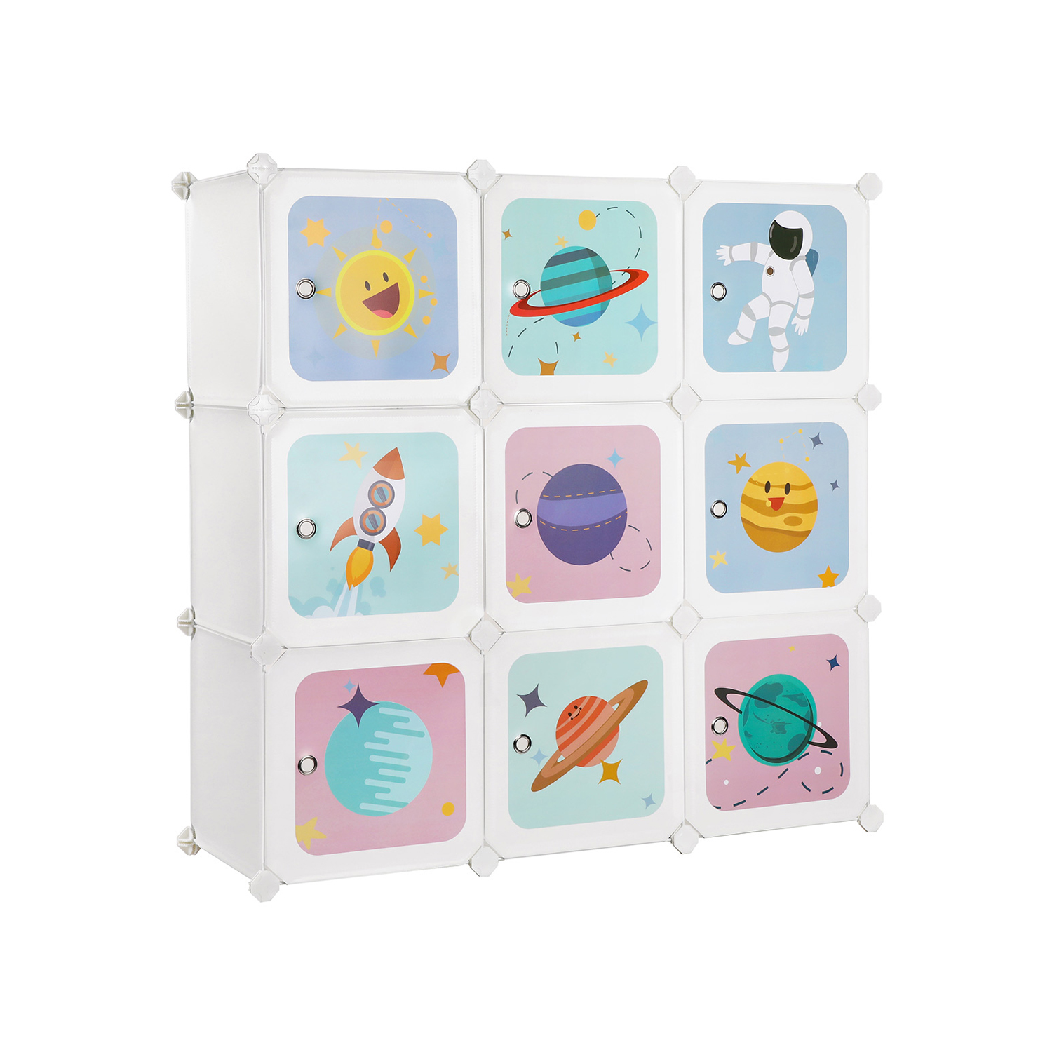 Regalsystem aus Kunststoff