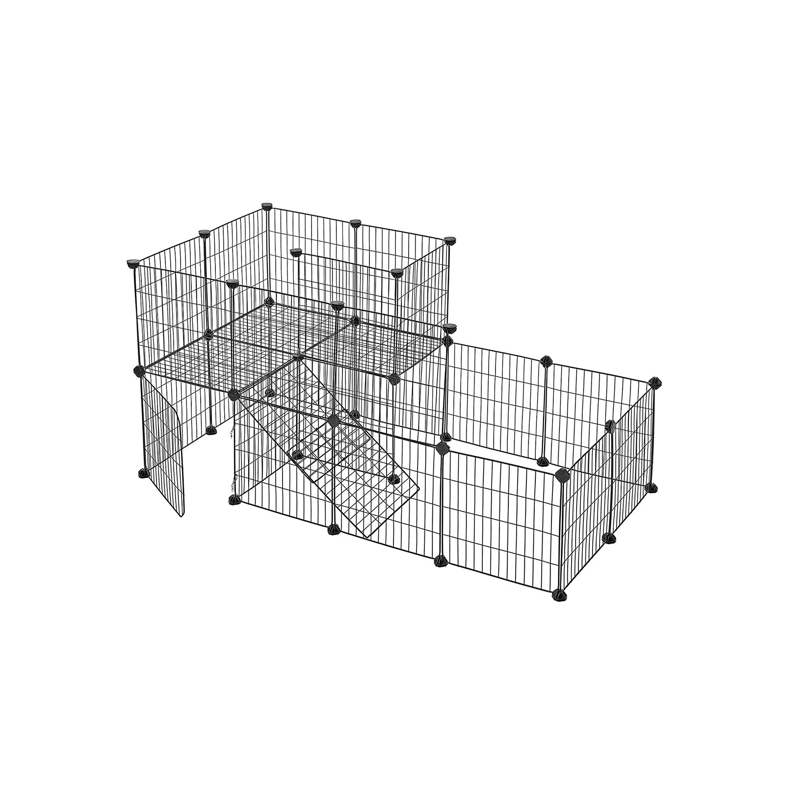 Kleintiergehege aus Metallgitter