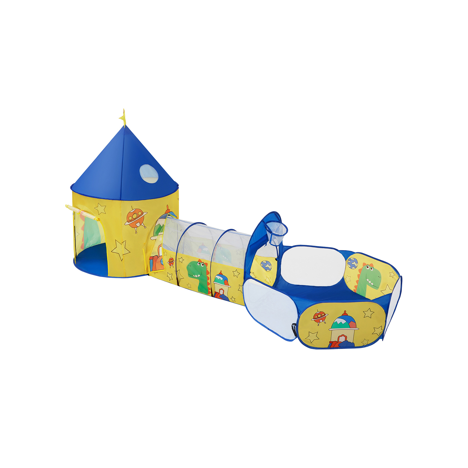 Spielzelt für Kinder Gelb-Blau