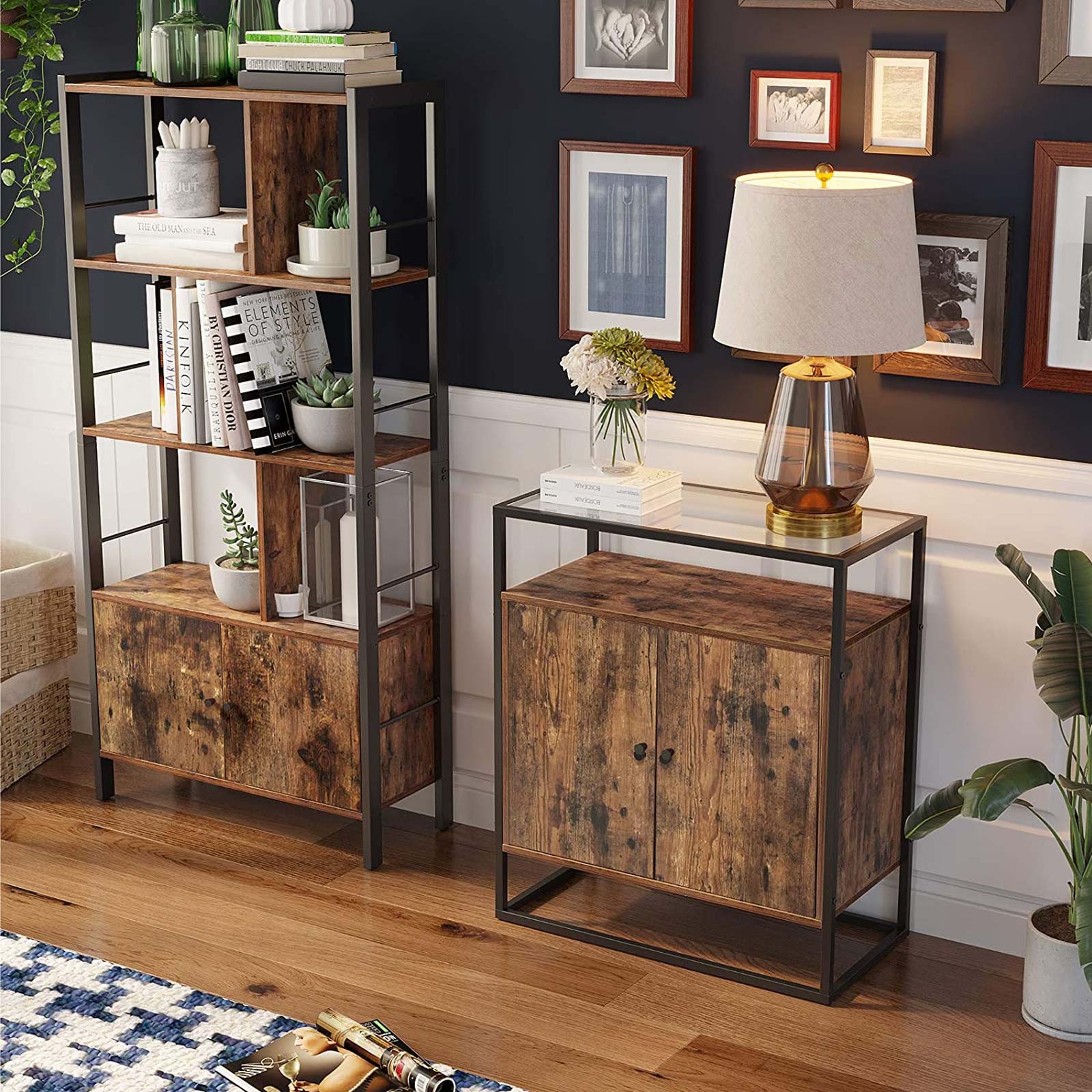 VASAGLE Sideboard, Beistellschrank, Anrichte, Küchenschrank mit