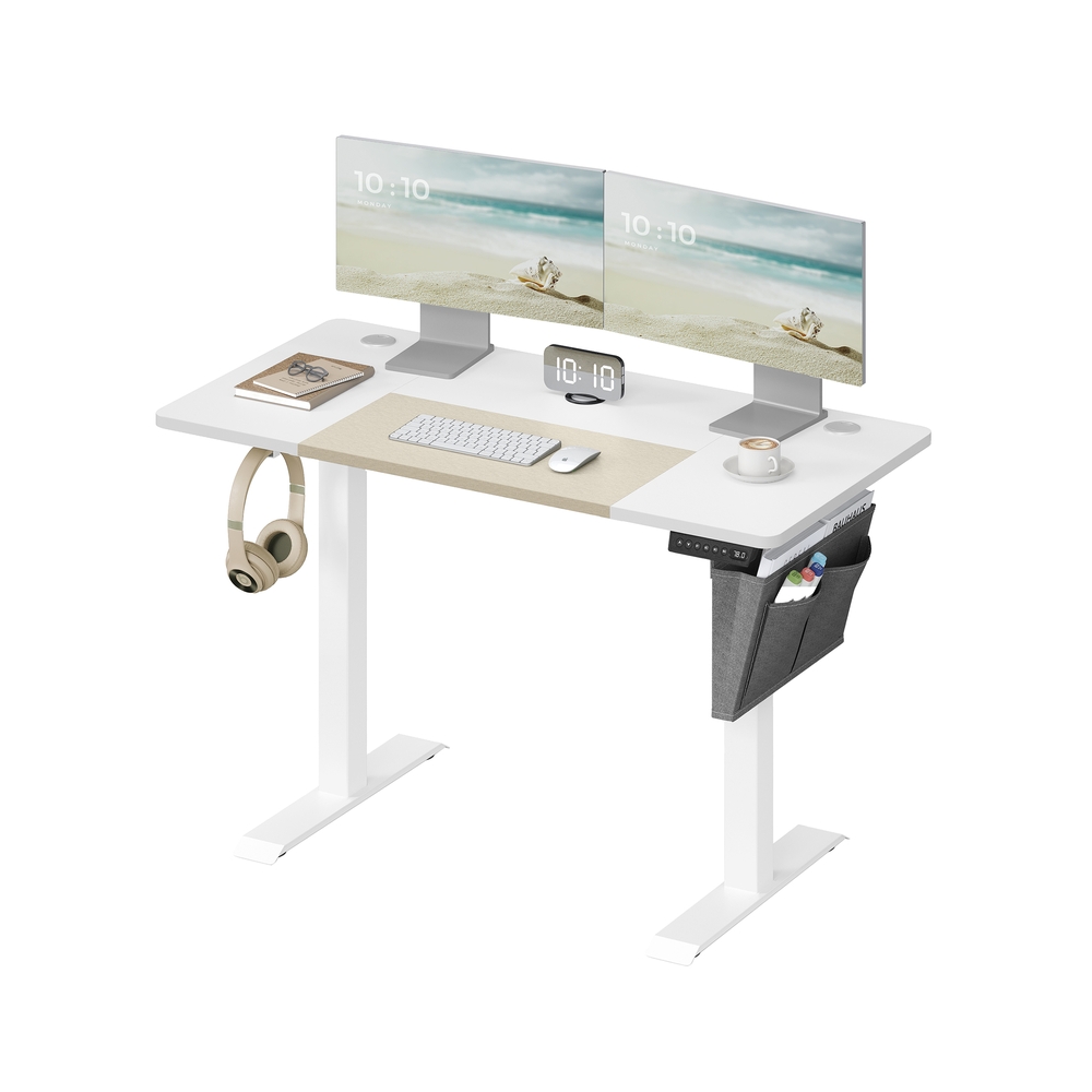 Höhenverstellbarer Schreibtisch mit 60 x 120 cm Platte