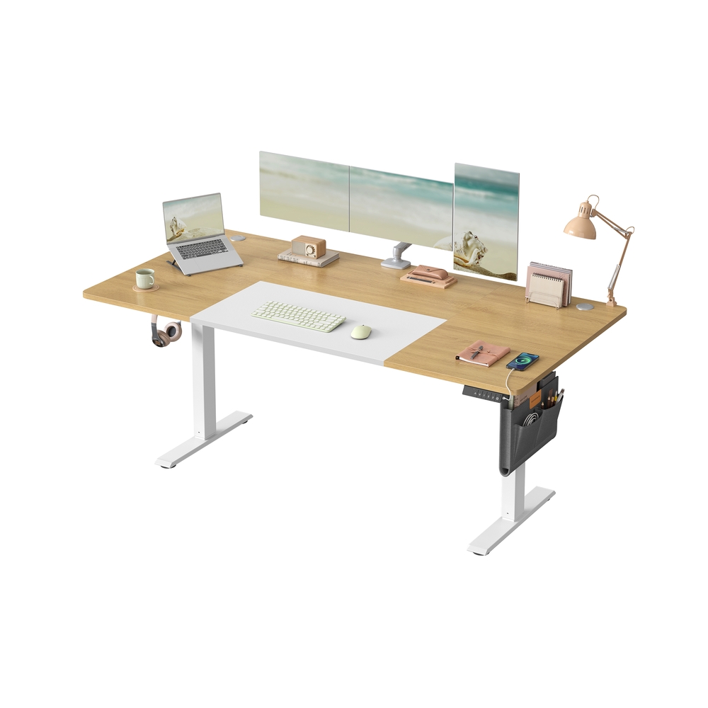 Höhenverstellbarer Schreibtisch elektrisch 180 x 80 cm