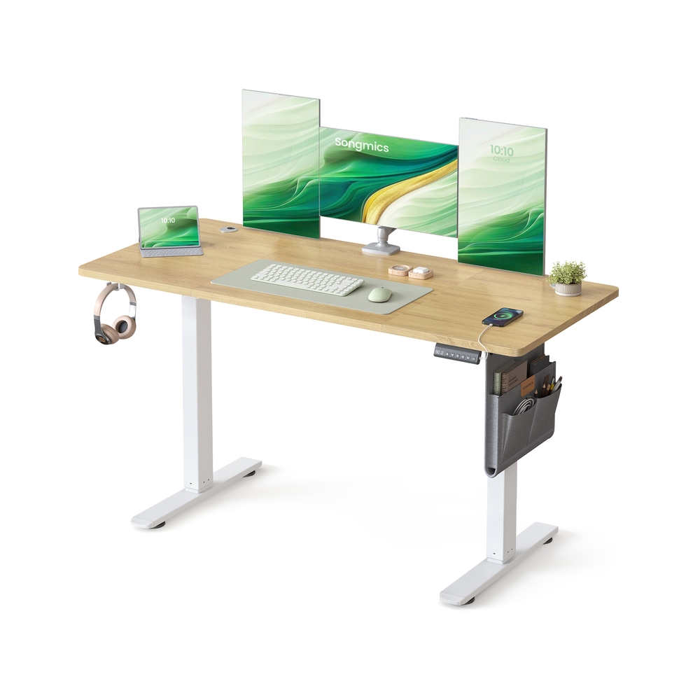 Höhenverstellbarer Schreibtisch elektrisch 60 x 140 x (72-120) cm