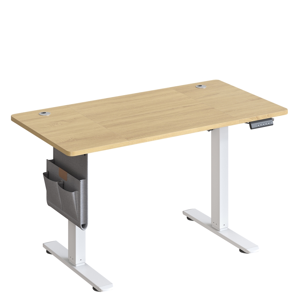 Songmics Höhenverstellbarer Schreibtisch, 120 X 60 Cm, Memory-Funktion