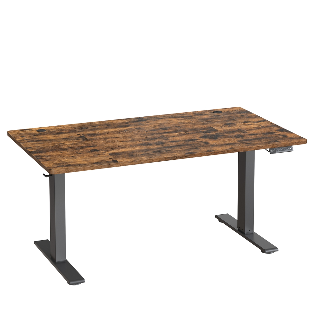 Vasagle Höhenverstellbarer Schreibtisch Elektrisch, 140 X 80 Cm, Mit Usb-C-Anschluss