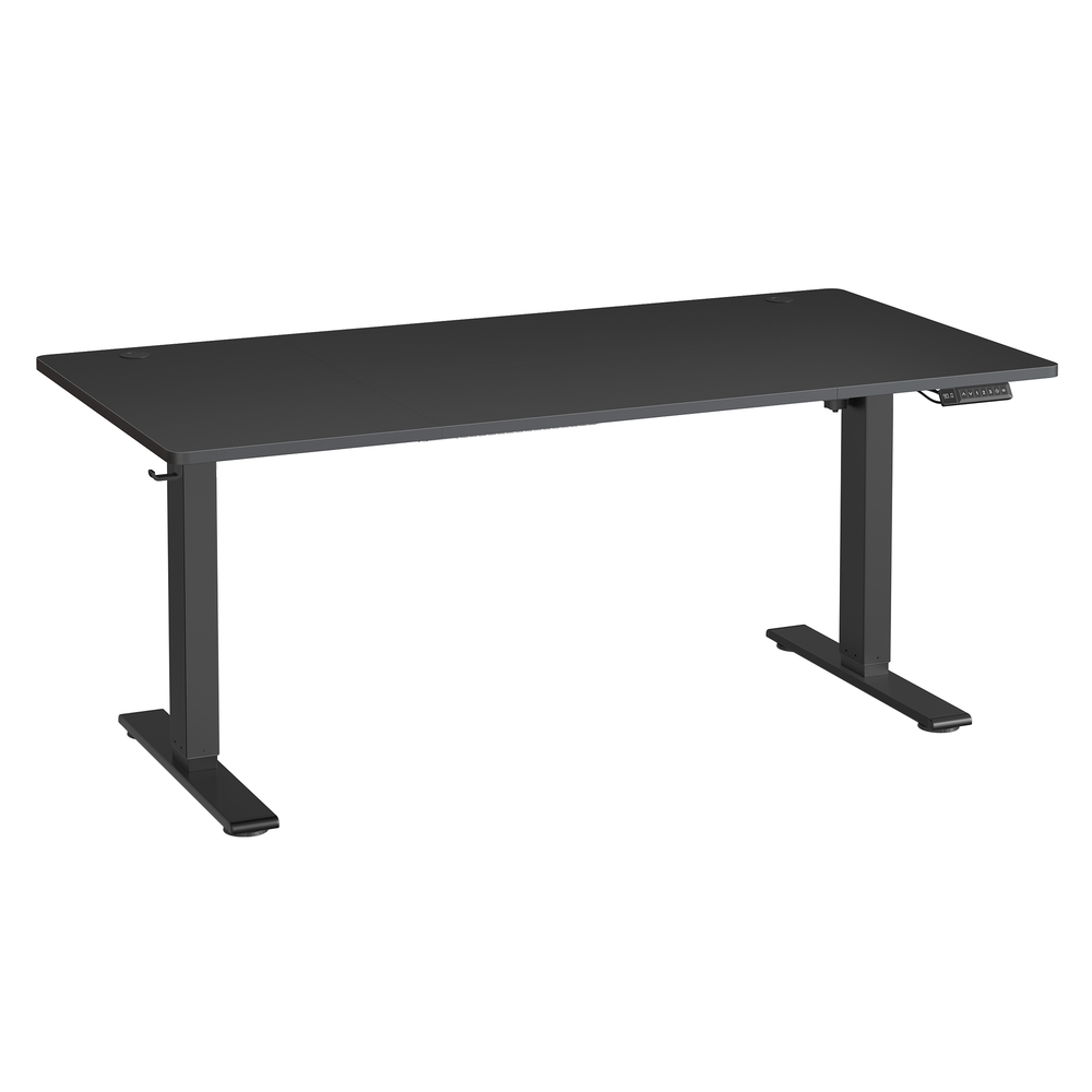 Höhenverstellbarer Schreibtisch elektrisch, 160 x 80 cm, mit USB-C-Anschluss