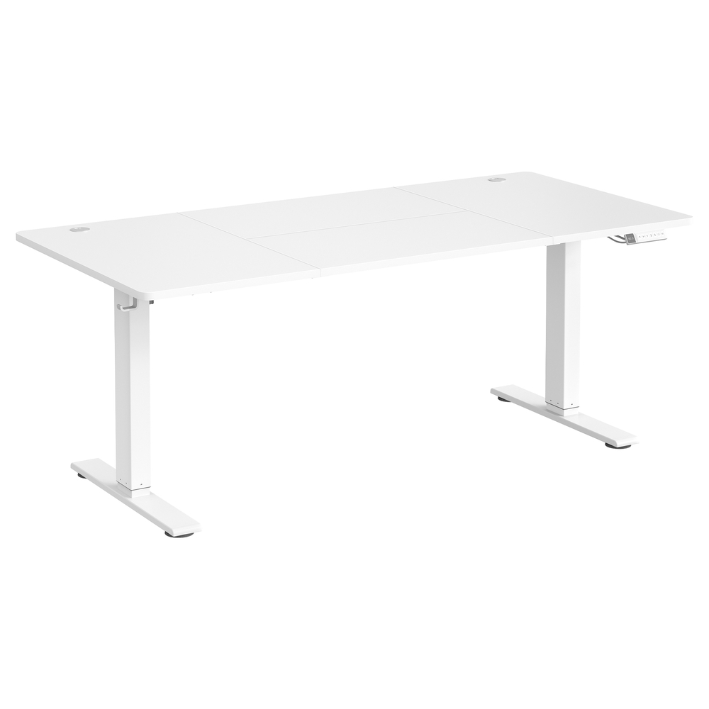 Höhenverstellbarer Schreibtisch elektrisch, 180 x 80 cm, mit USB-C-Anschluss