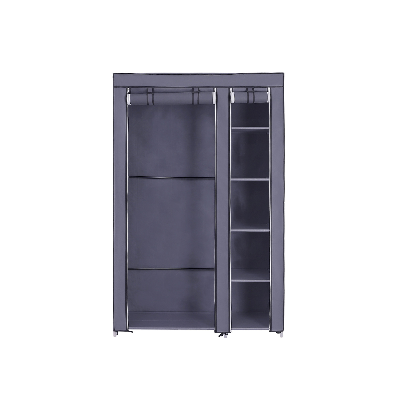 Songmics Stoffschrank 110 X 175 Cm Grau